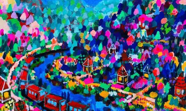 WORKS | 53x65cm | oil x wood panel | 2022 #landscape