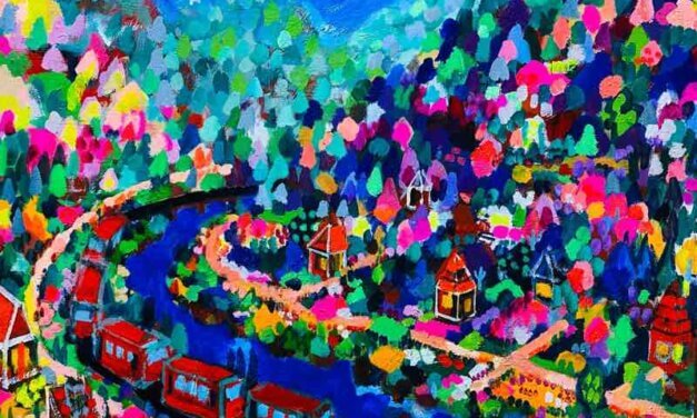 WORKS | 53x65cm | oil x wood panel | 2022 #landscape