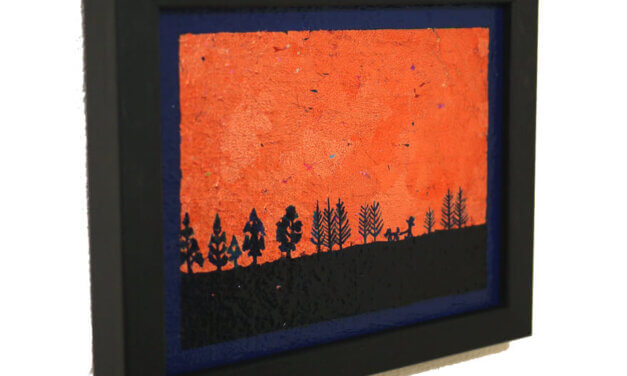 ON SALE | evning walker | 14x18cm | oil x canvas board | 2022 #creema