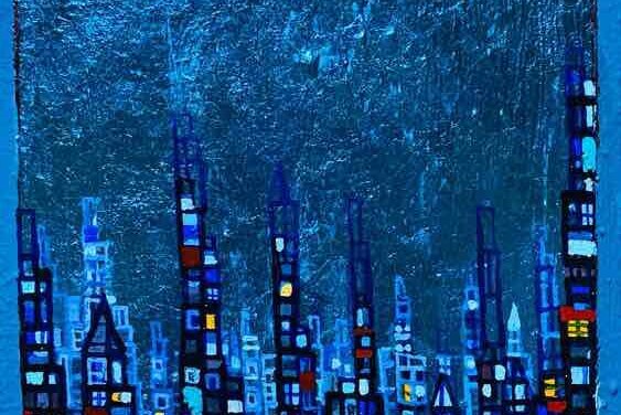 WORKS | 22x15cm | oil x canvas board | 2022 #city