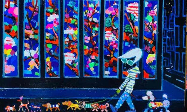 WORKS | 53x72cm | oil x wood panel | 2022 #spring