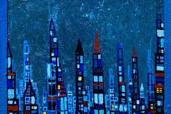 WORKS | 22x15cm | oil x canvas board | 2022 #city