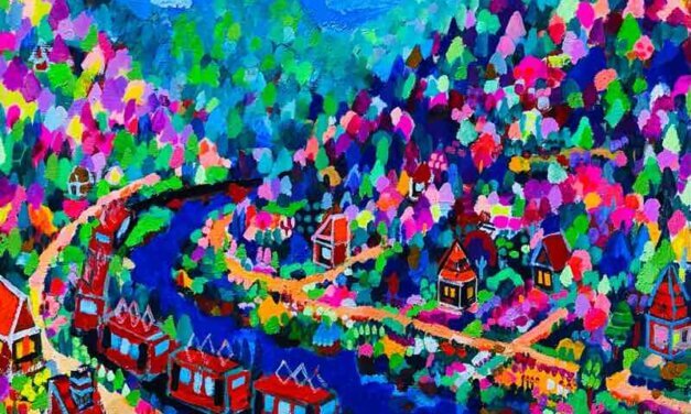 WORKS | 53x65cm | oil x wood panel | 2022 #spring