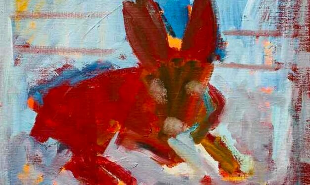WORKS | 24x30cm | oil x paper | 2022 #dog