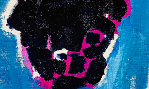 WORKS | 30x24cm | oil x paper | 2022 #dog