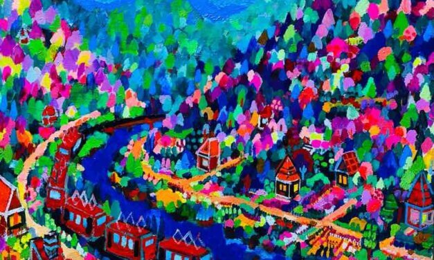 WORKS | 53x65cm | oil x wood panel | 2022 #spring