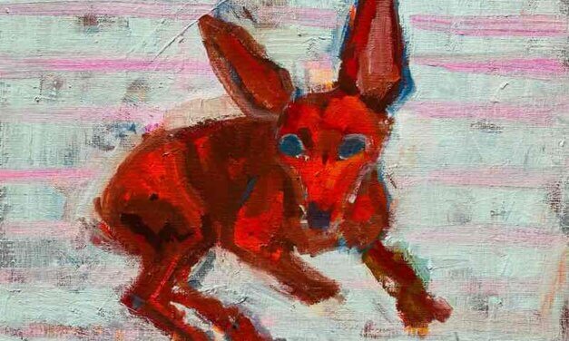 WORKS | 30x24cm | oil x paper | 2022 #pinsher #dog