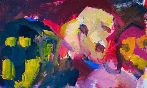 WORKS | 30x24cm | oil x paper | 2022 #dachs