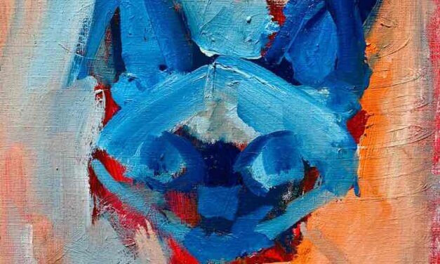 WORKS | 30x24cm | oil x paper | 2022 #cat