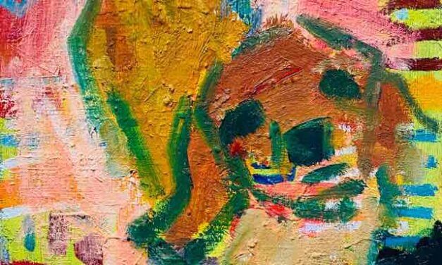 WORKS | 30x24cm | oil x paper | 2022 #dachshund