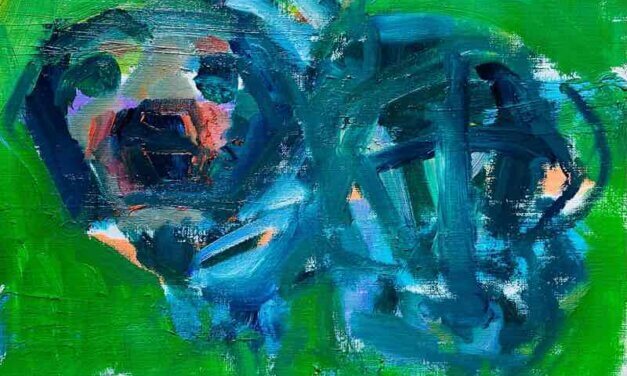 WORKS | 30x24cm | oil x paper | 2022 #dachshund