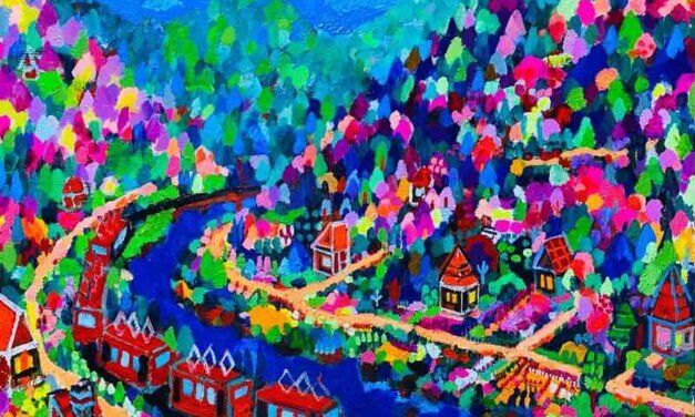 WORKS | 53x65cm | oil x wood panel | 2022 #spring