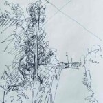 NEW | 15x10cm | drawing x paper | 2022 #landscape