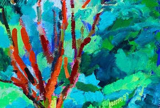 WORKS | 33x27cm | oil x wood | 2022 #landscape