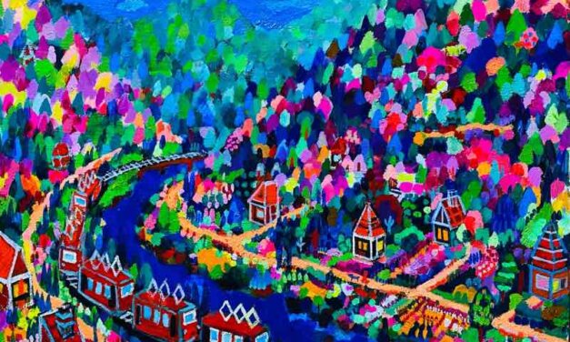 WORKS | 53x65cm | oil x wood panel | 2022 #landscape