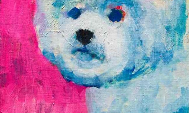 NEW | Bichon Frize | 30x24cm | oil x paper | 2022 #dog