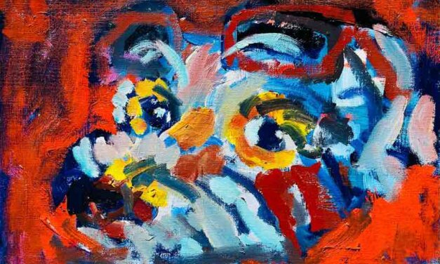 WORKS | 24x30cm | oil x paper | 2022 #Schnauzer