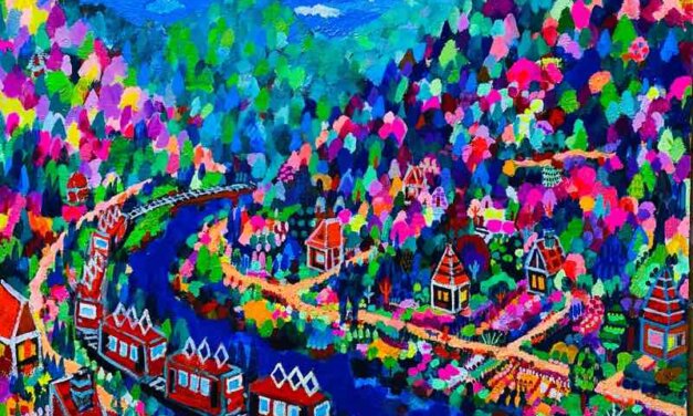 WORKS | 53x65cm | oil x wood panel | 2022 #spring