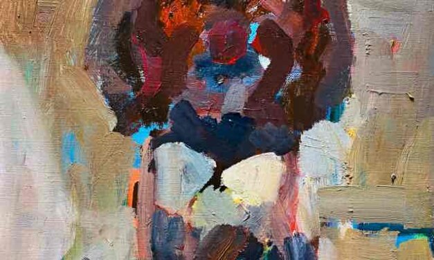 WORKS | 30x24cm | oil x paper | 2022 #dog