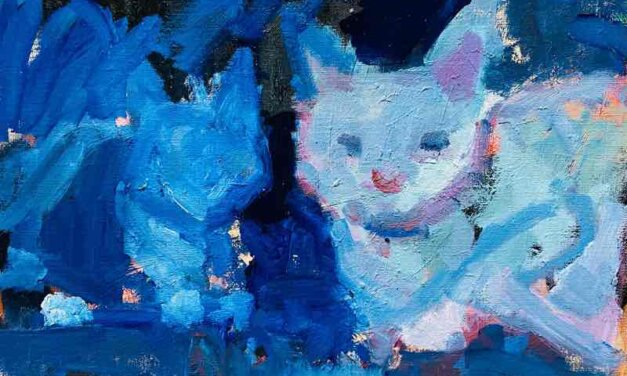 WORKS | 24x30cm | oil x paper | 2022 #cat