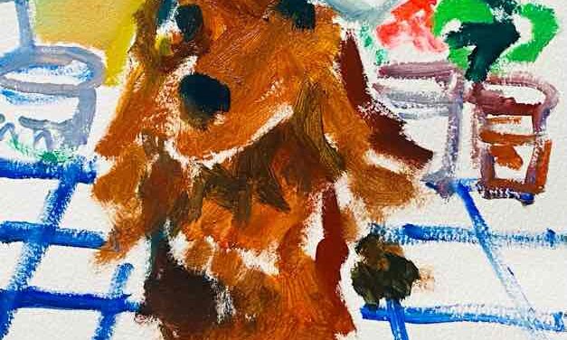NEW | Dachshund | 30x24cm | oil x paper | 2022 #dog