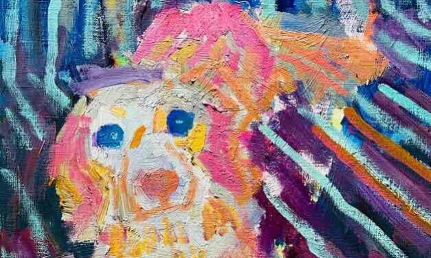 WORKS | 24x30cm | oil x paper | 2022 #dog