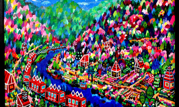 ON SALE | Spring walk | 53x65cm | oil x wood panel | 2022 #tagboat