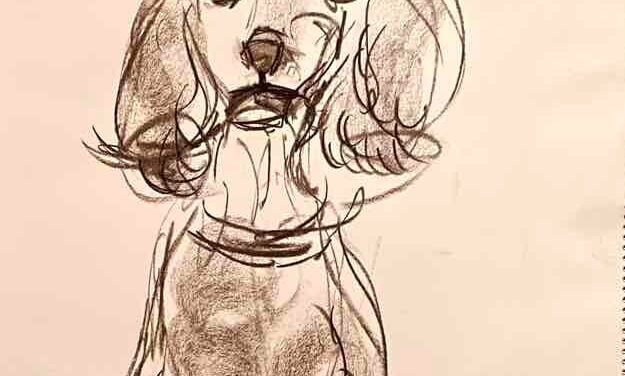 NEW | 29x21cm | drawing x paper | 2022 #dog