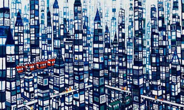 NEW | City | 38x45cm | oil x canvas | 2022 #landscape