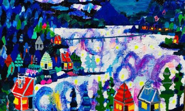 WORKS | 38x45cm | oil x wood panel | 2022 #landscape