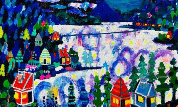 WORKS | 38x45cm | oil x wood panel | 2022 #landscape