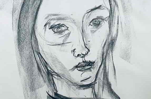 NEW | 29x21cm | drawing x paper | 2022 #portrait