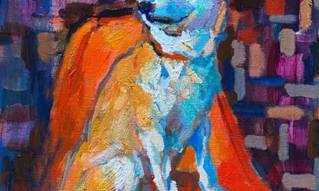 NEW | shiba | 30x24cm | oil x PAPER | 2022 #dog