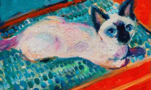 NEW | 24x30cm | oil x PAPER | 2022 #cat