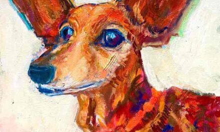 NEW | Dachshund | 24x30cm | oil x PAPER | 2022 #dog