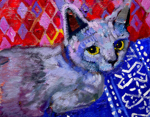 SOLD | 30x24cm | oil x paper | 2022 #cat