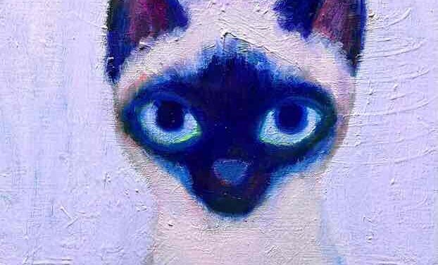 NEW | 30x24cm | oil x paper | 2022 #cat