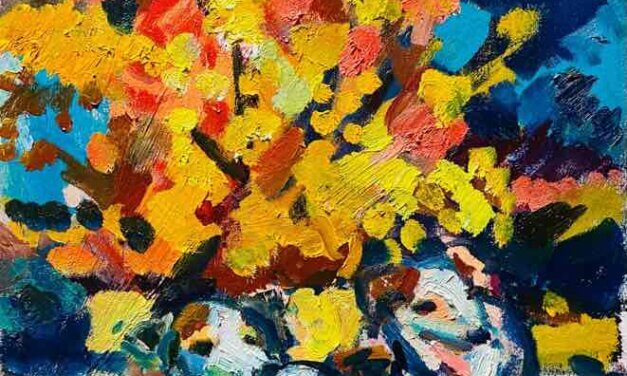 NEW | 30x24cm | oil x paper | 2022 #dog