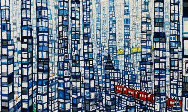 WORKS | 65x53m | oil x wood panel | 2022 #city