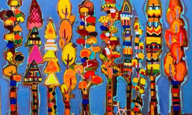 WORKS | 53x72m | oil x wood panel | 2022 #autumn