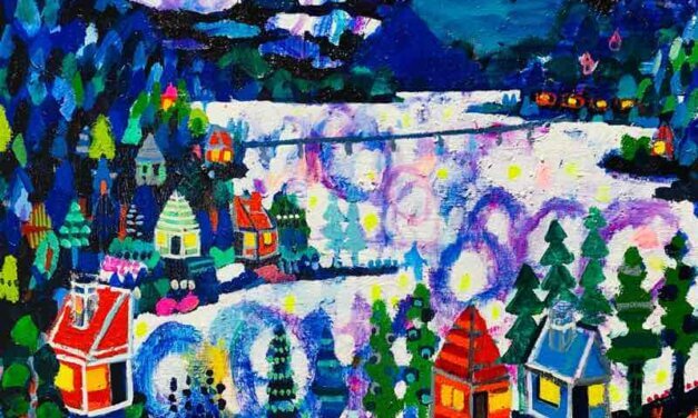 WORKS | 38x45cm | oil x wood panel | 2022 #landscape