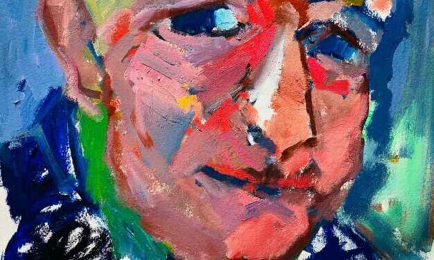 WORKS | 30x24cm | oil x paper | 2022 #portrait