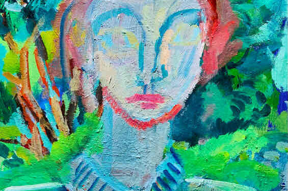 WORKS | 33x24cm | oil x wood panel | 2022 #portrait