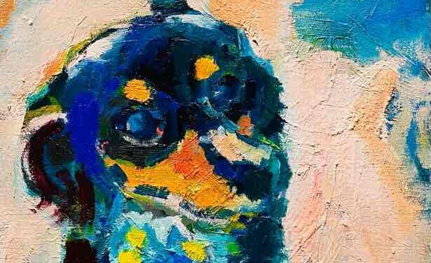 SOLD | Dachshund | 30x24cm | oil x paper | 2022 #dog