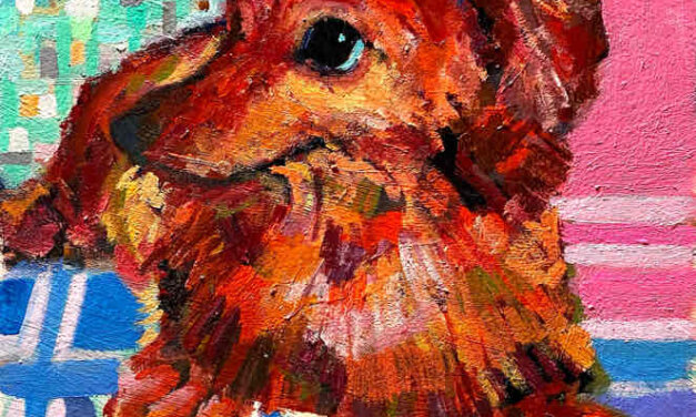 SOLD | Dachshund | 30x24cm | oil x paper | 2022 #dog