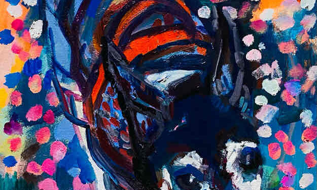 NEW | 30x24cm | oil x paper | 2022 #dog