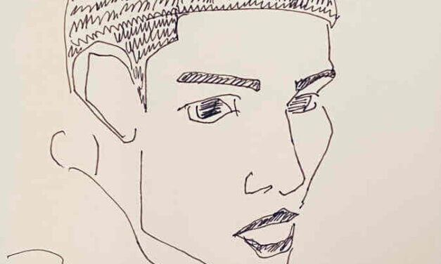 NEW | 15x15cm | drawing x paper | 2022 #portrait