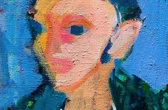 WORKS | 27x22cm | oil x canvas board | 2022 #portrait
