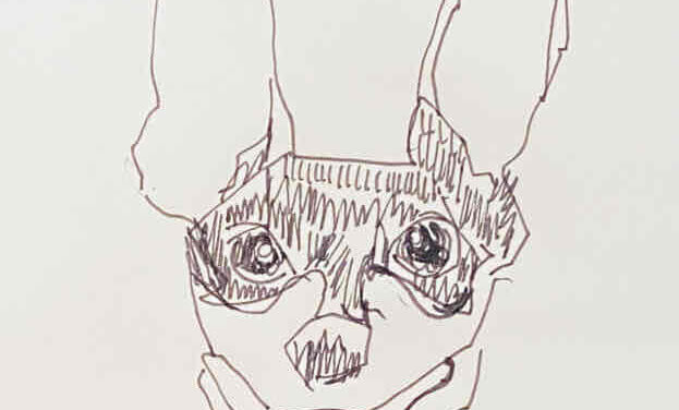 NEW | 15x15cm | drawing x paper | 2022 #dog