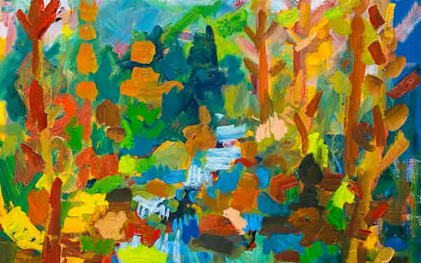 WORKS | 72x51cm | oil x paper | 2022 #landscape